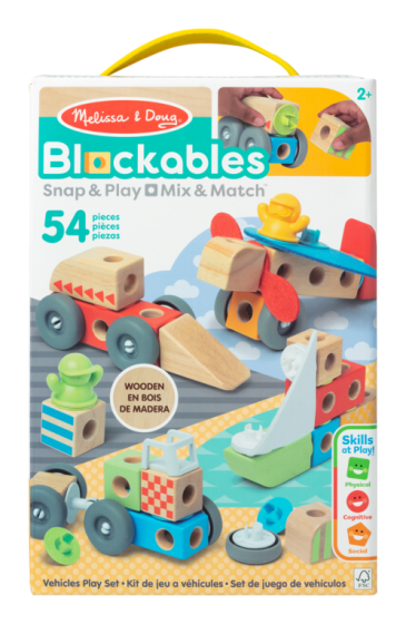 Melissa & Doug - Blockables Vehicles Building
