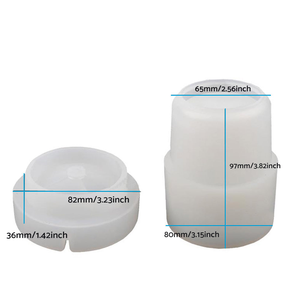 ?Silicone DIY Ashtray Epoxy Resin Mold Handmade Resin Casting DIY Home Decor