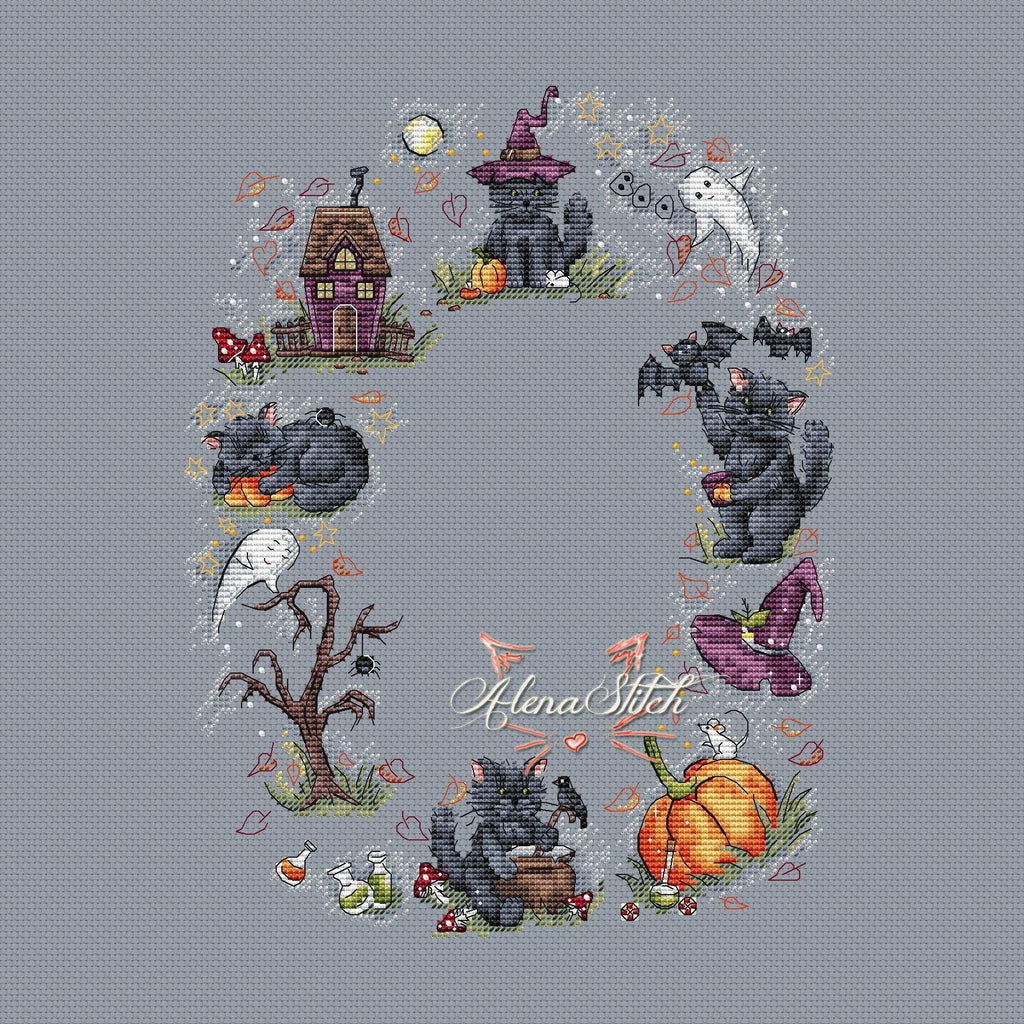Halloween - PDF Cross Stitch Pattern