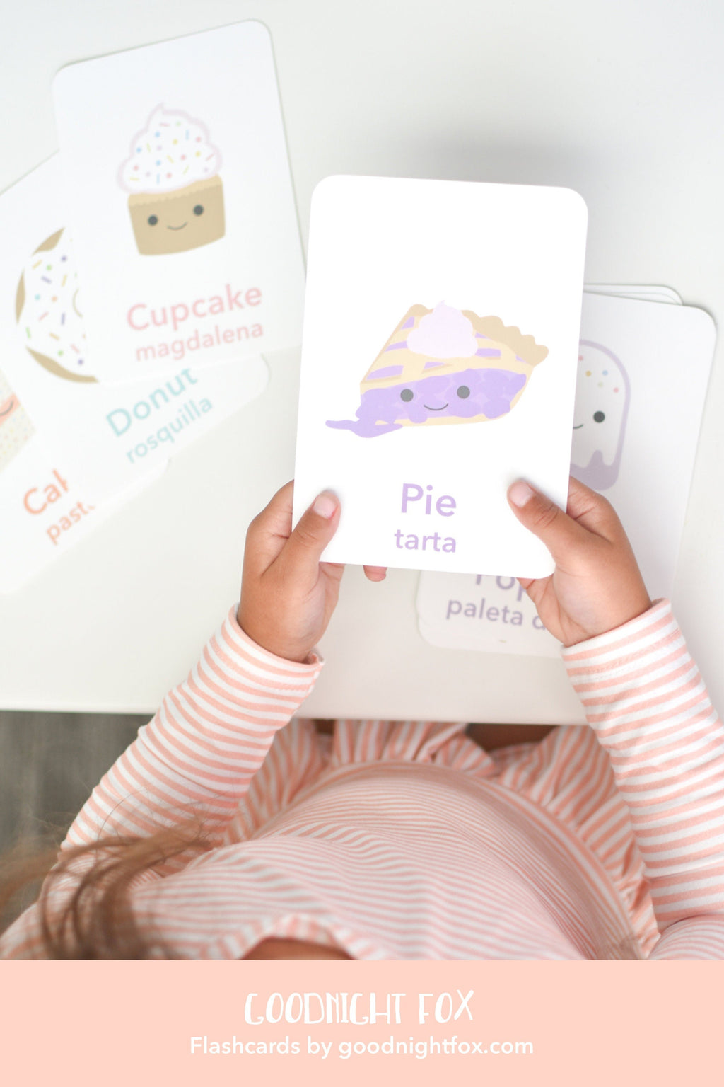 Sweet Treats Flashcards for Toddlers | Kids Food Learning Cards | Preschool Gift