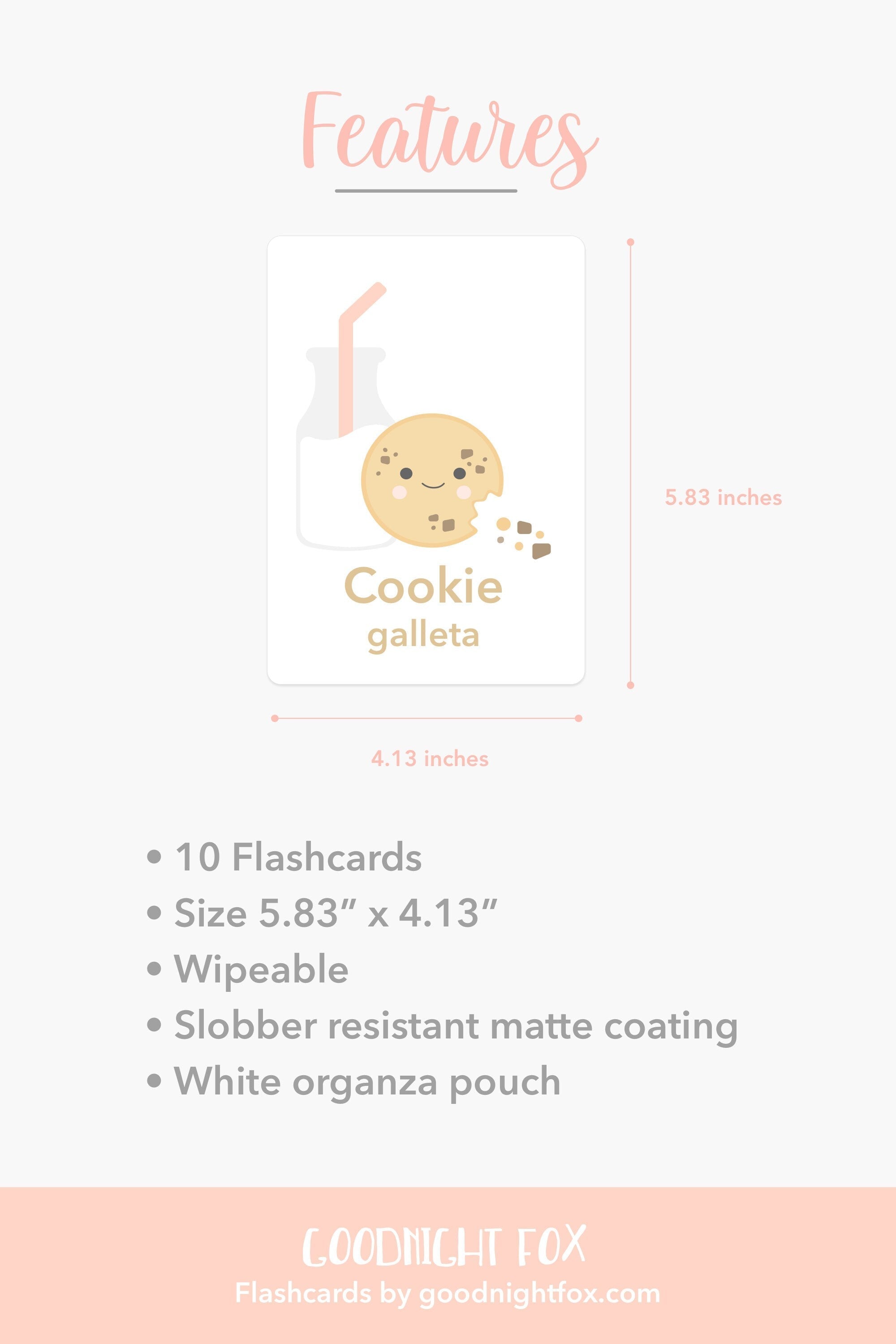 Sweet Treats Flashcards for Toddlers | Kids Food Learning Cards | Preschool Gift