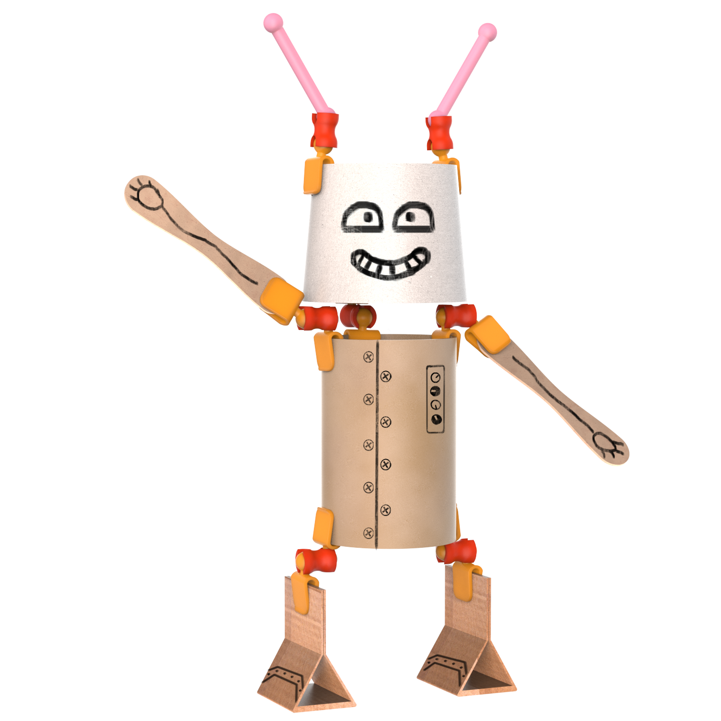 Oddy Arts and Crafts Robot Building Kit