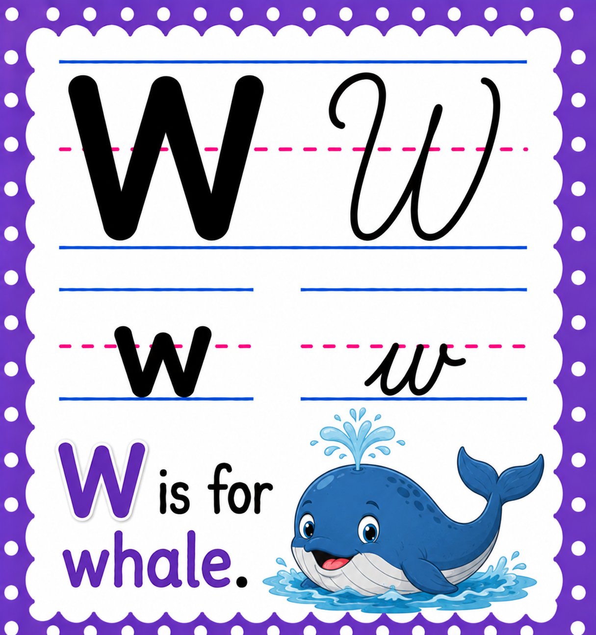 Alphabet for teaching