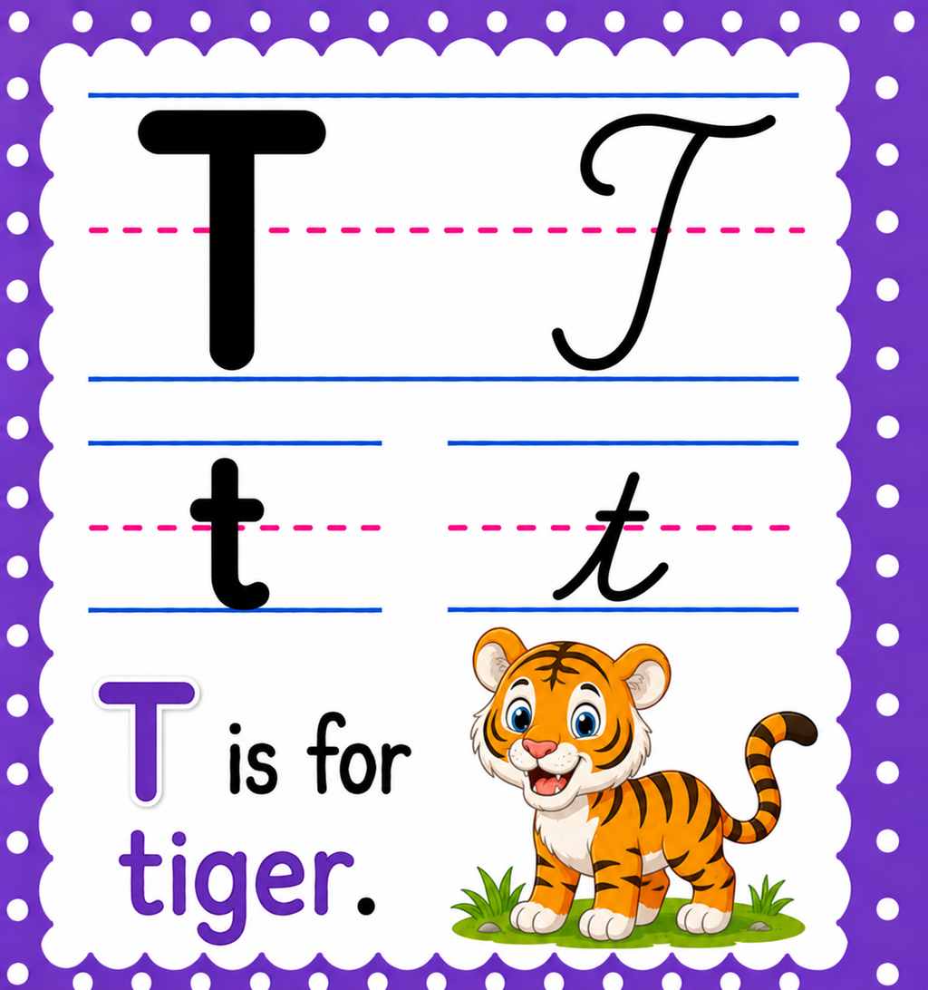 Alphabet for teaching
