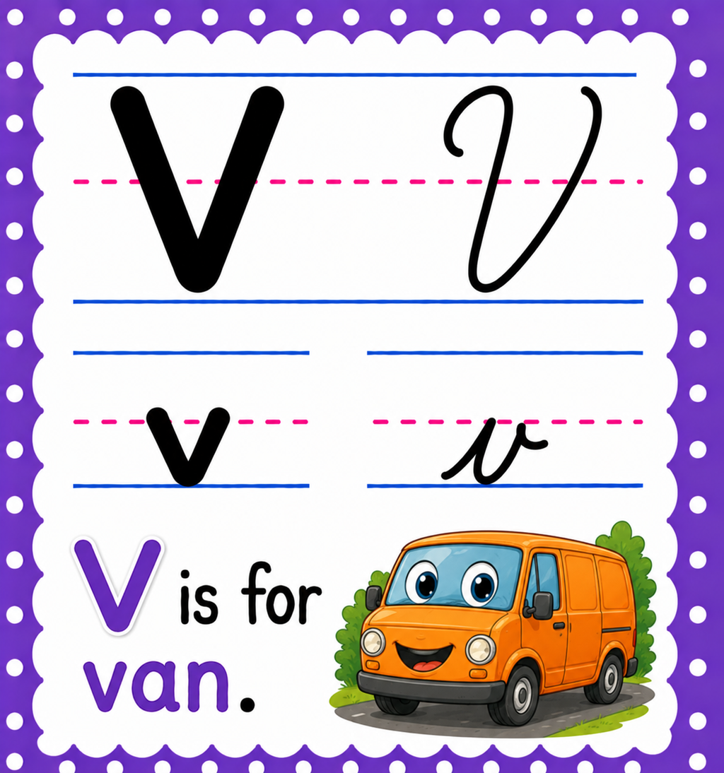 Alphabet for teaching