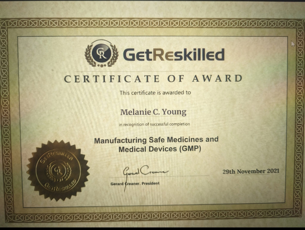 CONSULTANT FOR Commissioning and Qualification of Equipment and Systems as well as Manufacturing Safe Medicines and Medical Devices.
