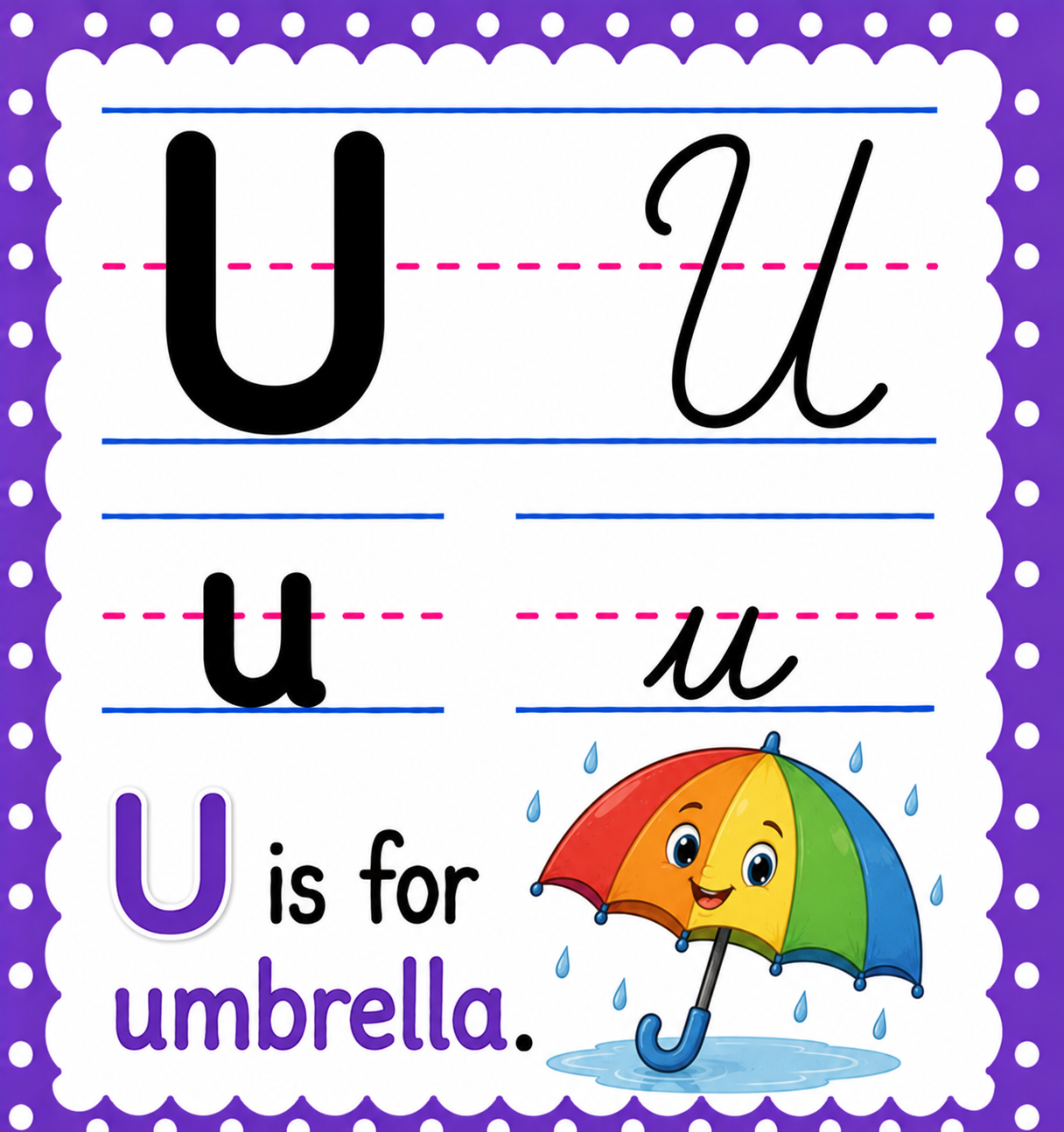 Alphabet for teaching
