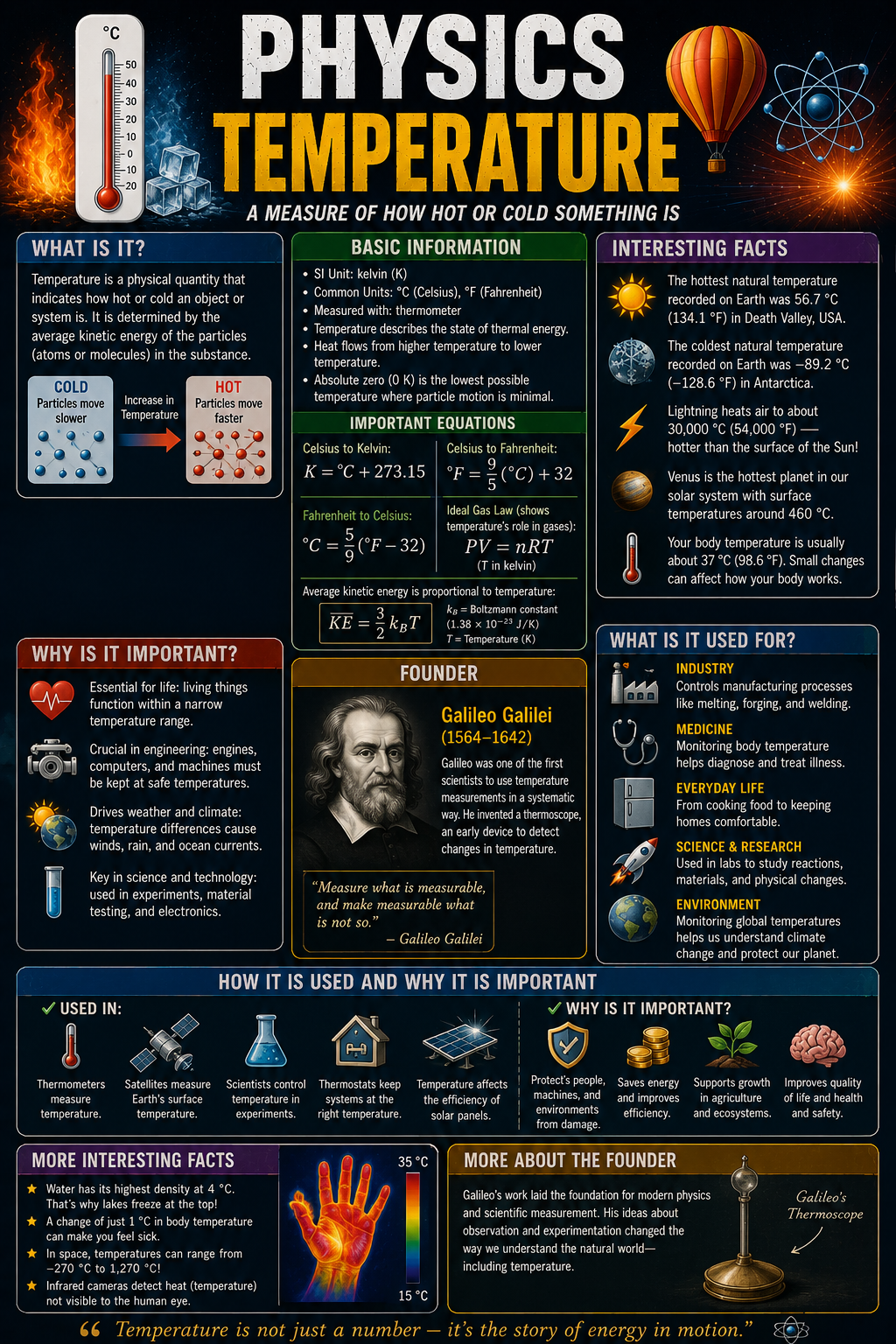 Physics Poster Set
