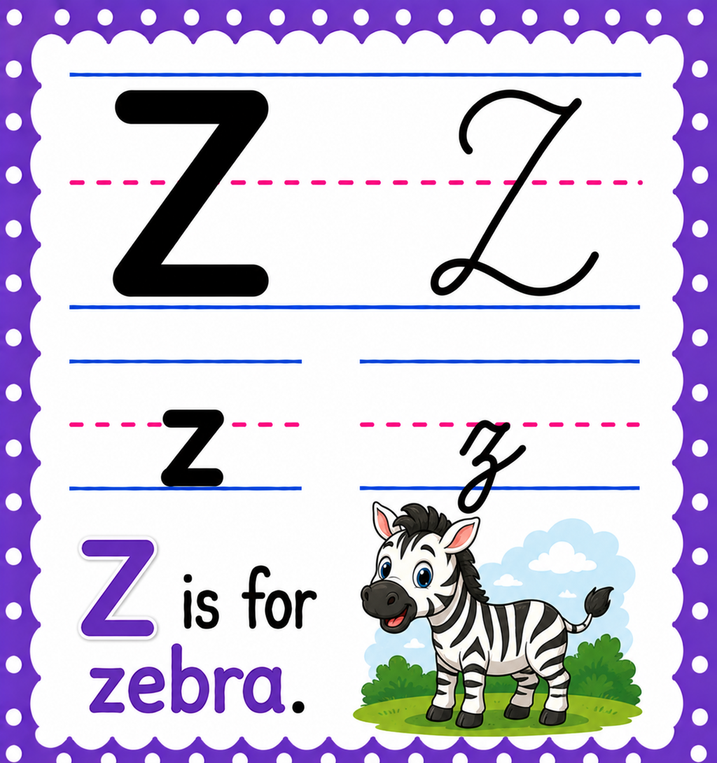 Alphabet for teaching