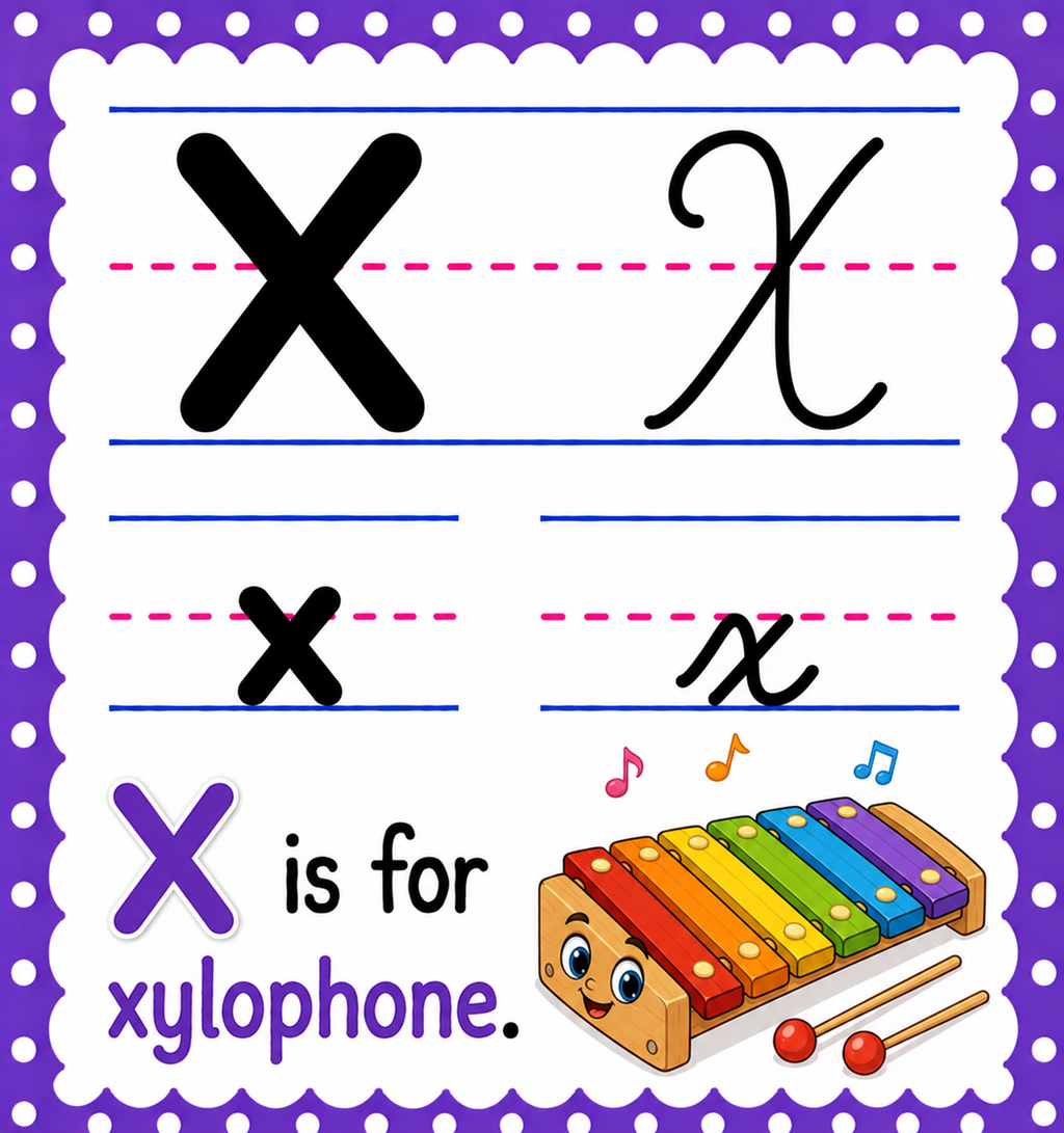 Alphabet for teaching