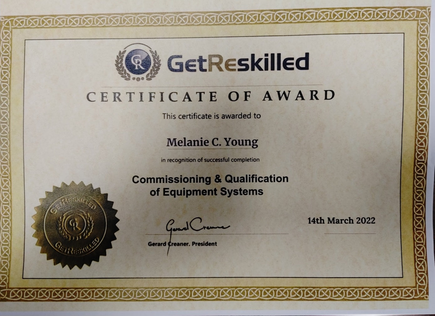 CONSULTANT FOR Commissioning and Qualification of Equipment and Systems as well as Manufacturing Safe Medicines and Medical Devices.