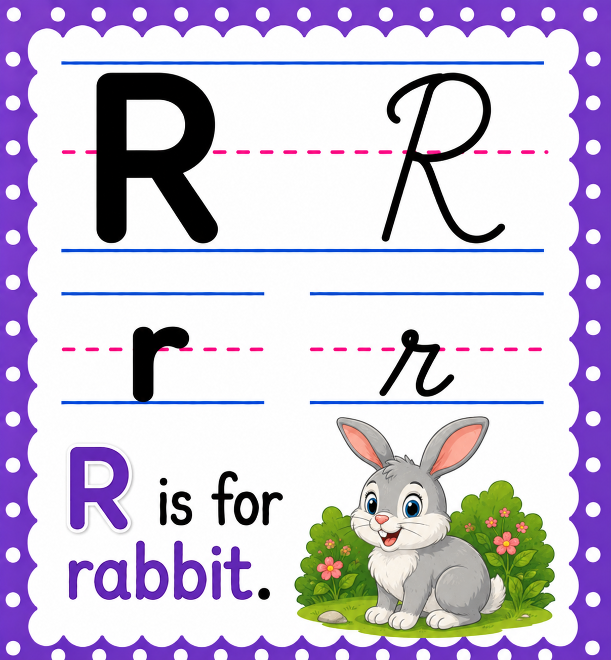 Alphabet for teaching