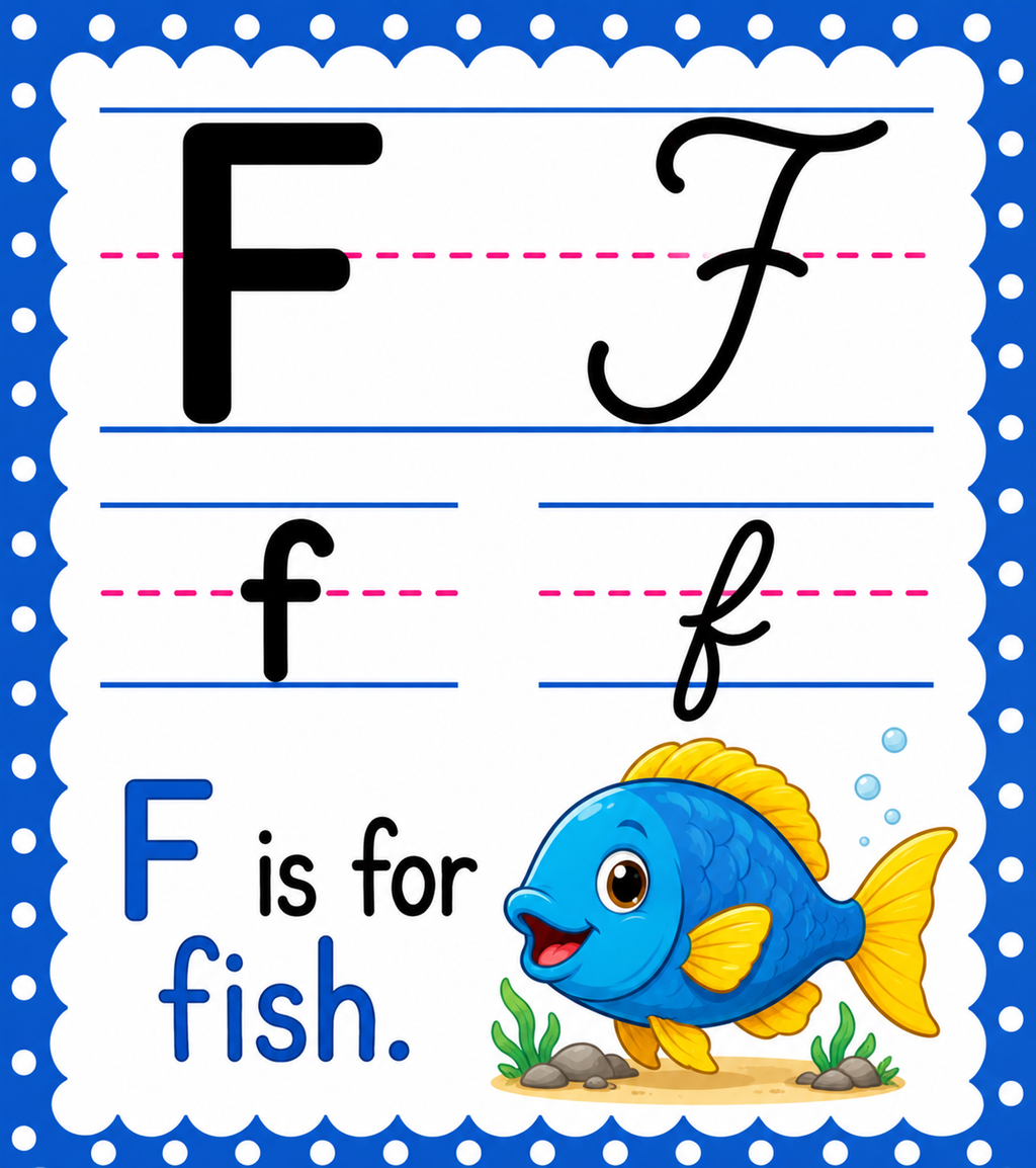 Alphabet for teaching