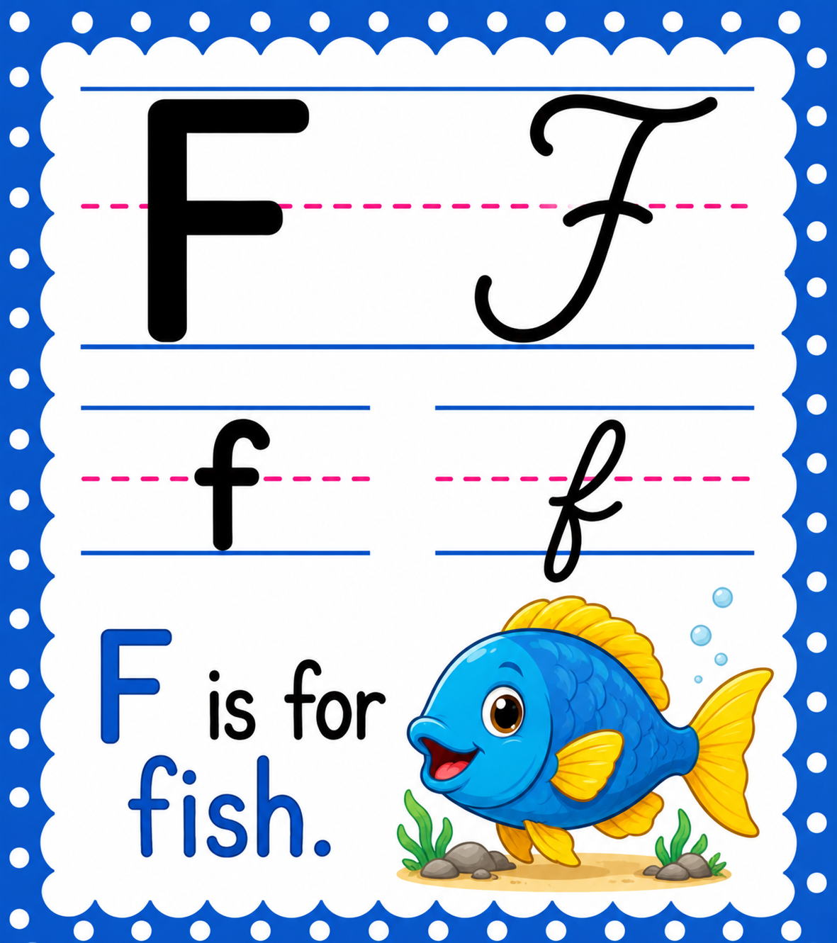 Alphabet for teaching