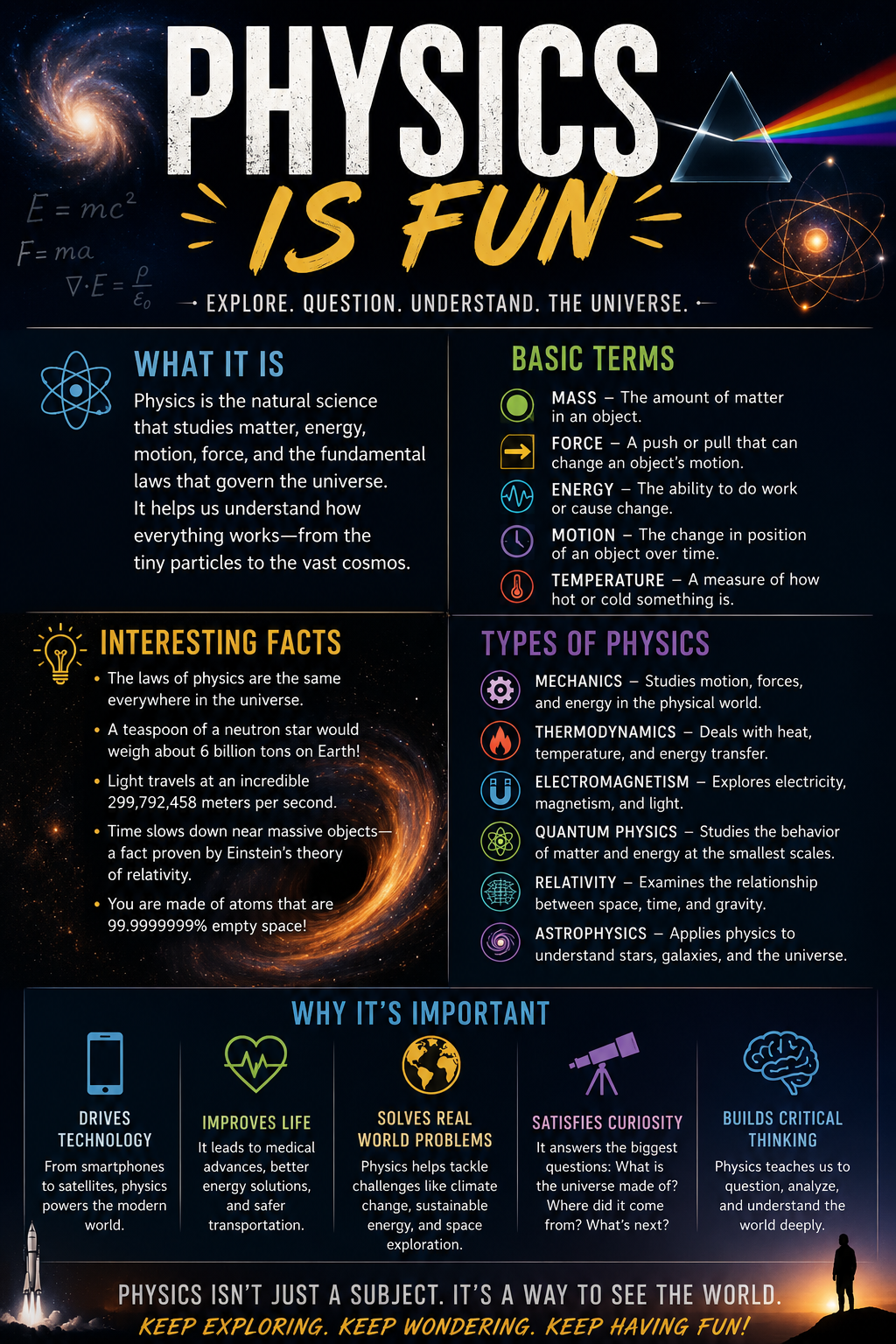 Physics Poster Set