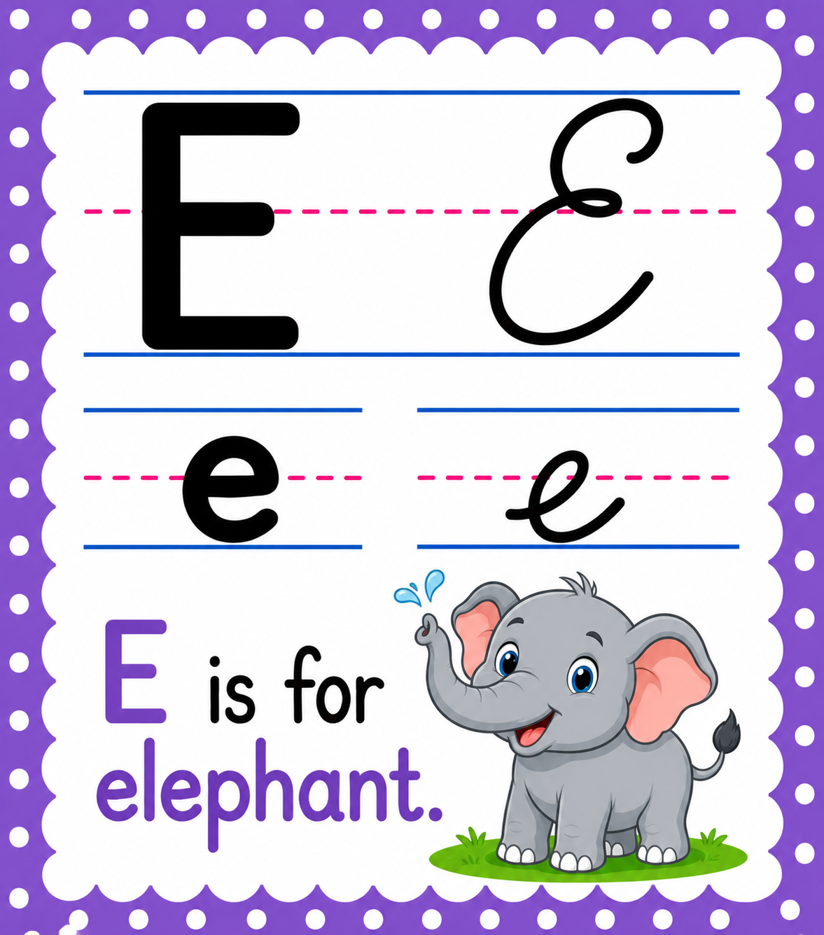 Alphabet for teaching