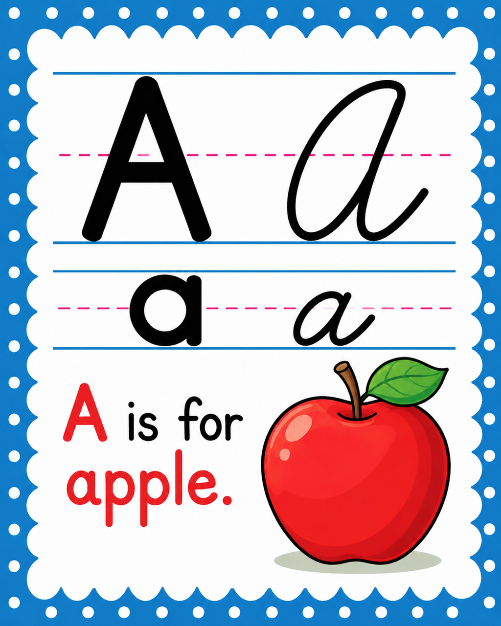 Alphabet for teaching