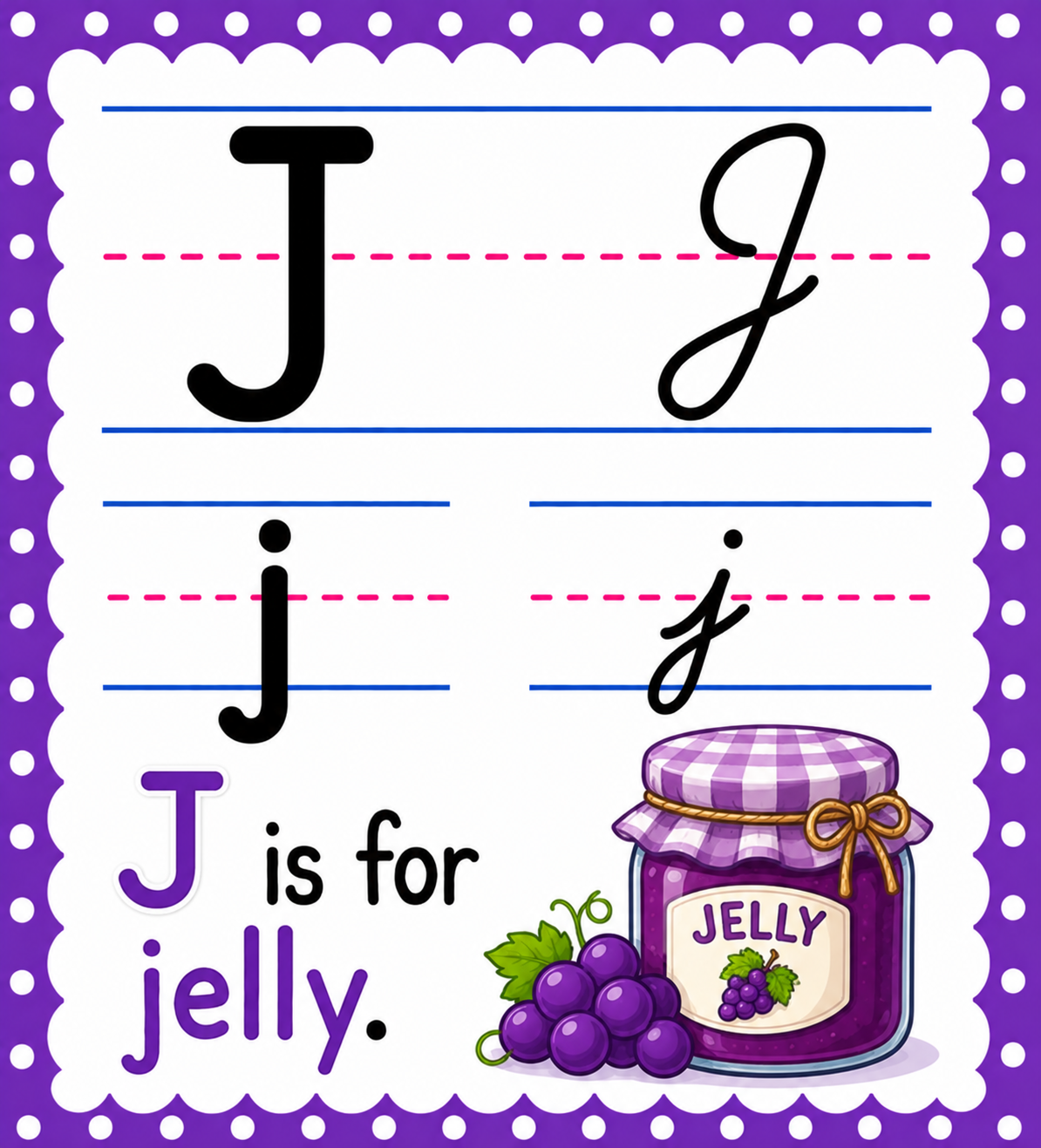 Alphabet for teaching