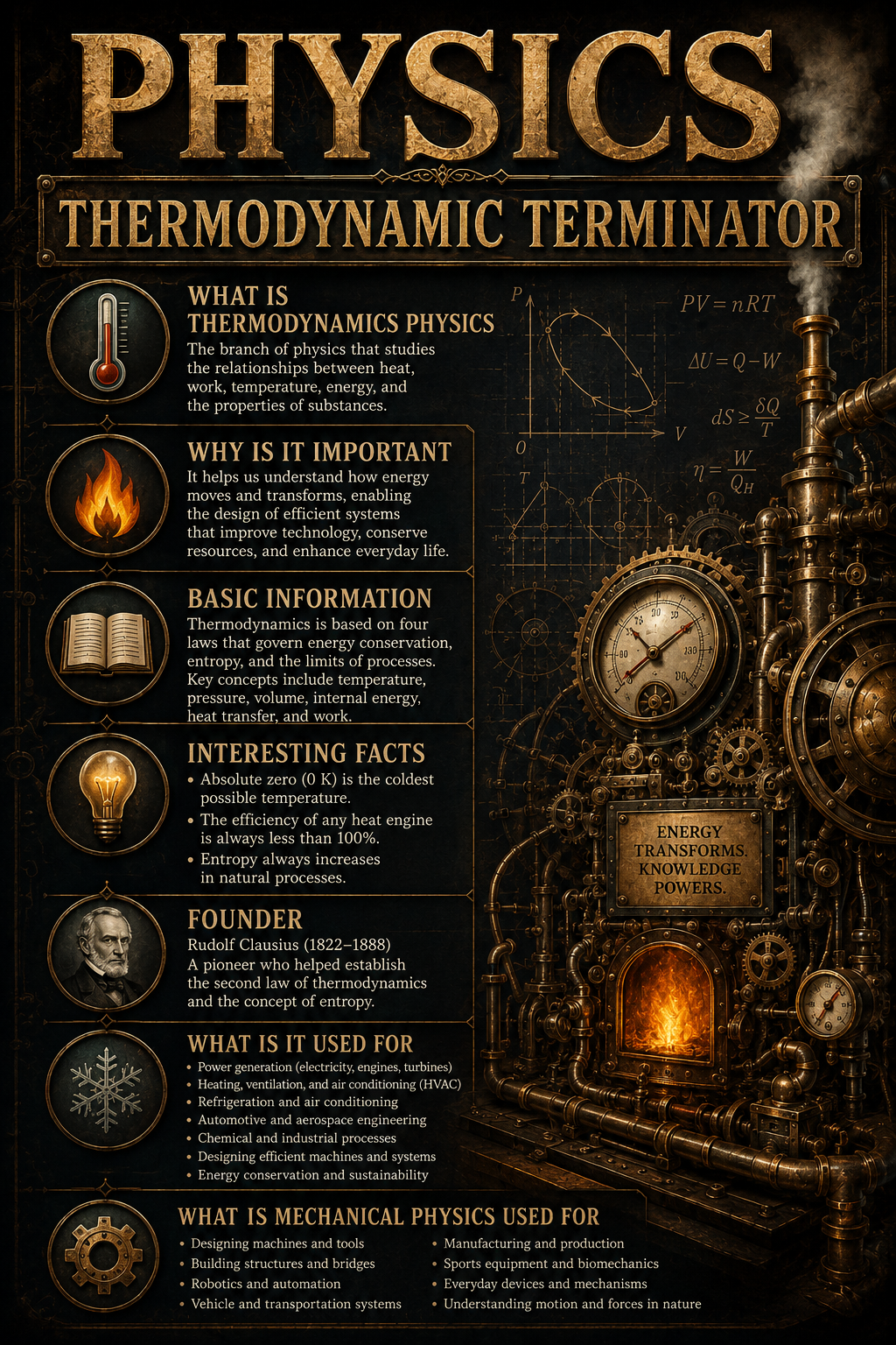 Physics Poster Set