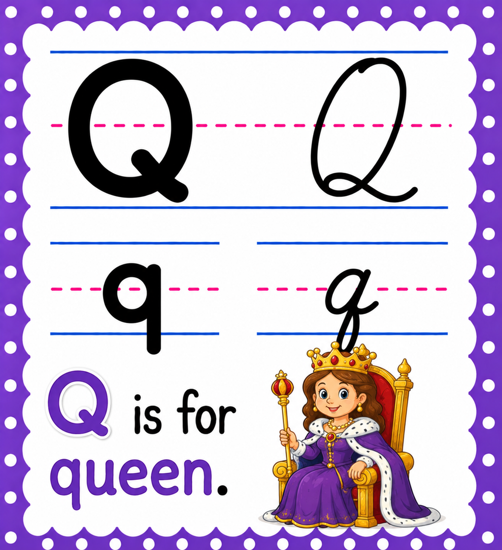 Alphabet for teaching