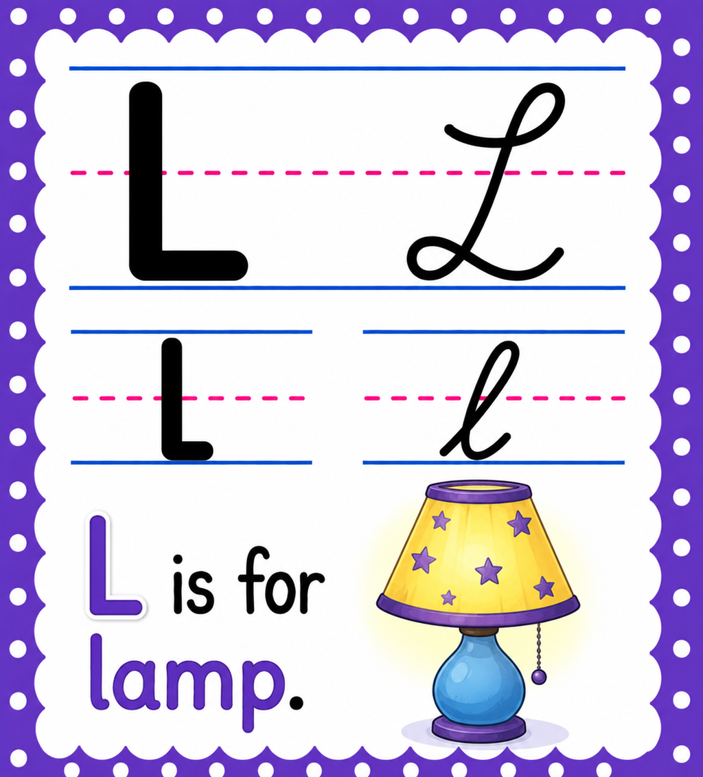 Alphabet for teaching
