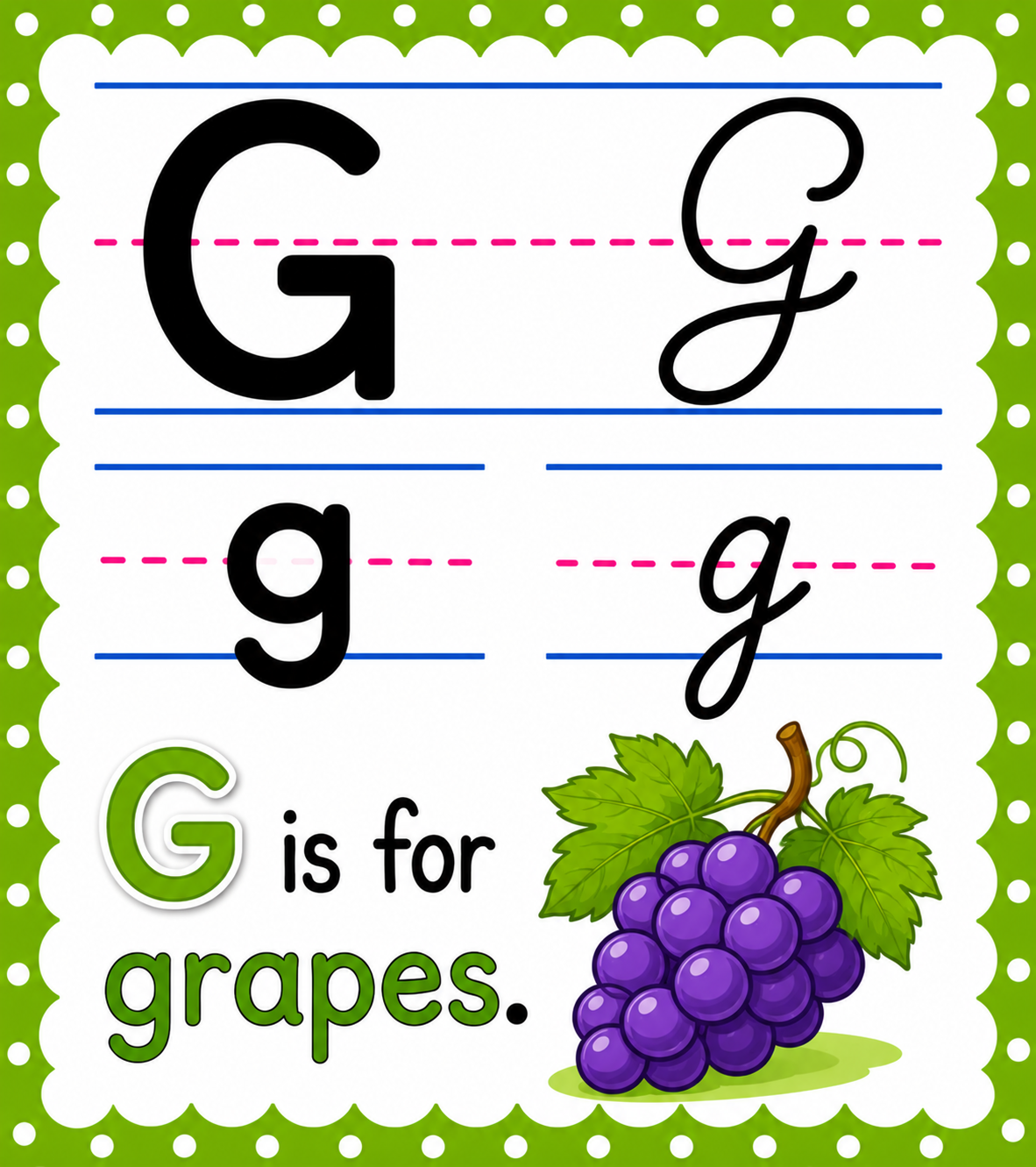 Alphabet for teaching