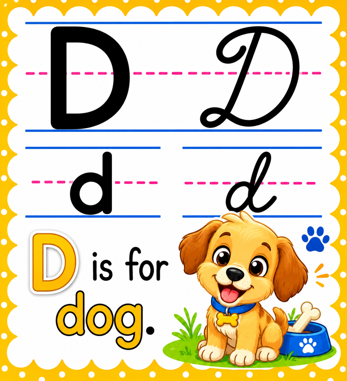 Alphabet for teaching