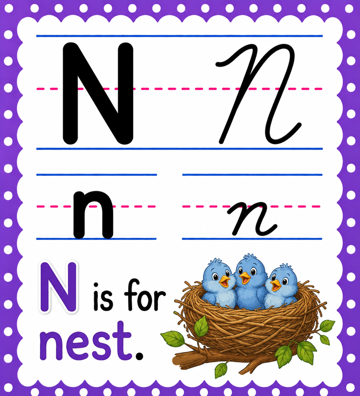 Alphabet for teaching
