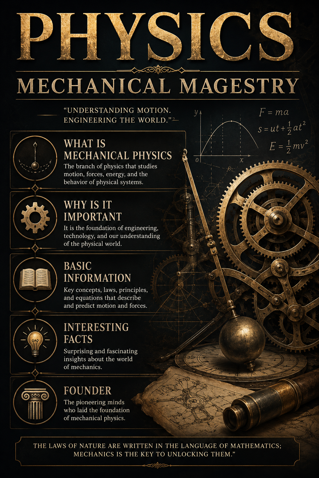 Physics Poster Set