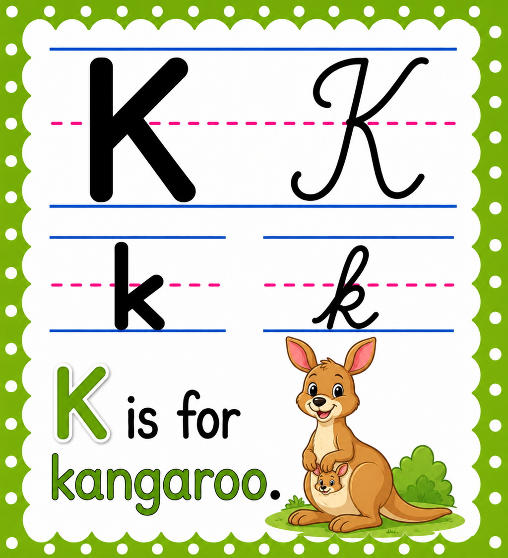 Alphabet for teaching
