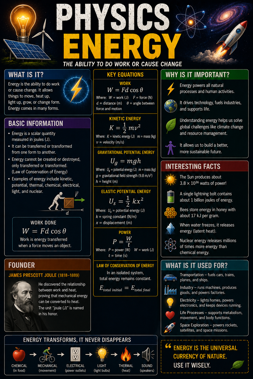 Physics Poster Set