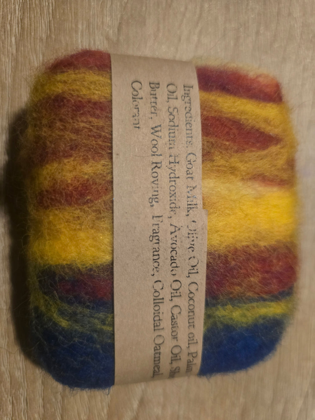 Felted Wool Goat Milk Soap