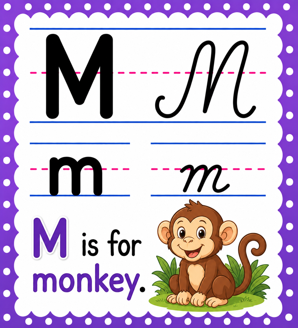 Alphabet for teaching