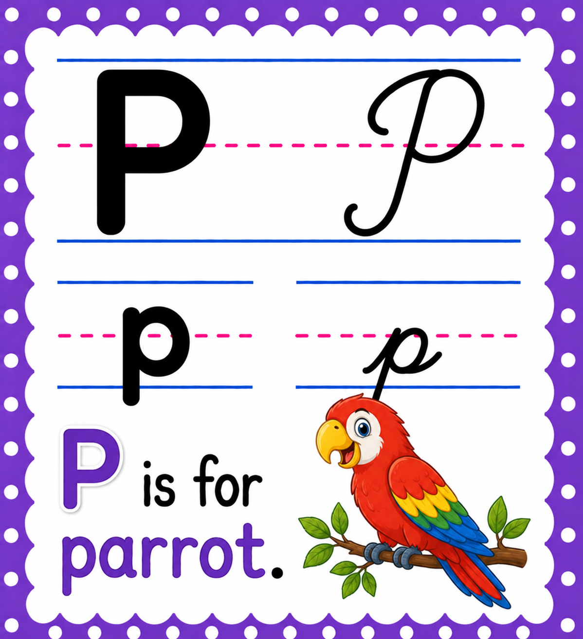 Alphabet for teaching