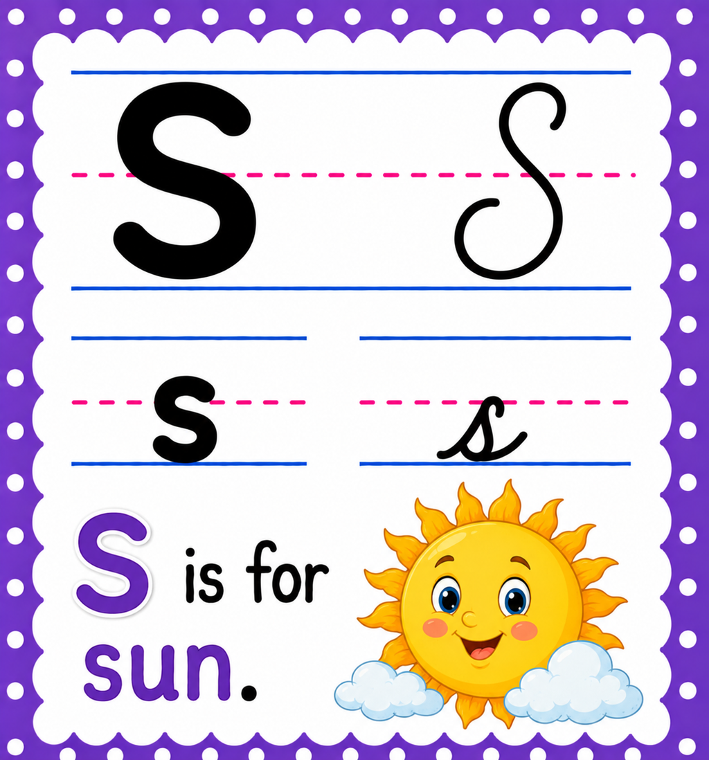 Alphabet for teaching