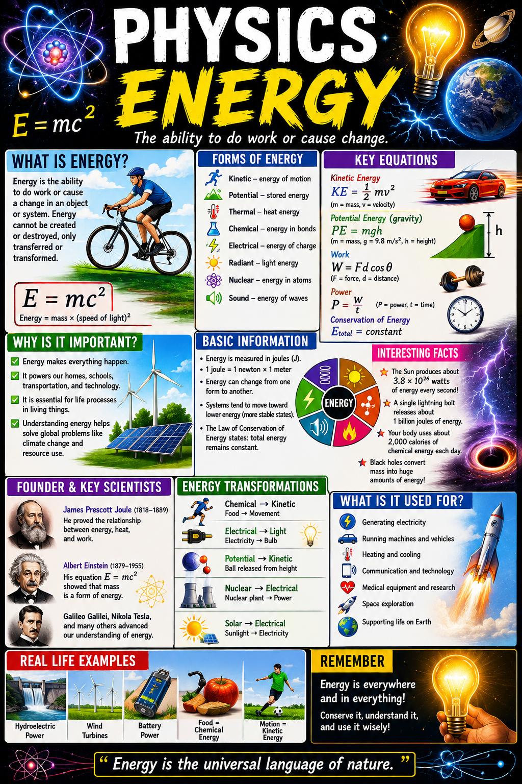Physics Poster Set
