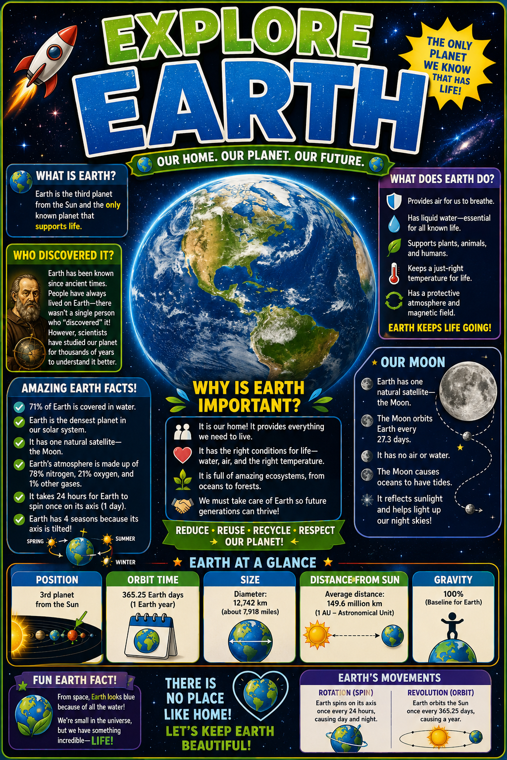SOLAR SYSTEM PLANET POSTER SET