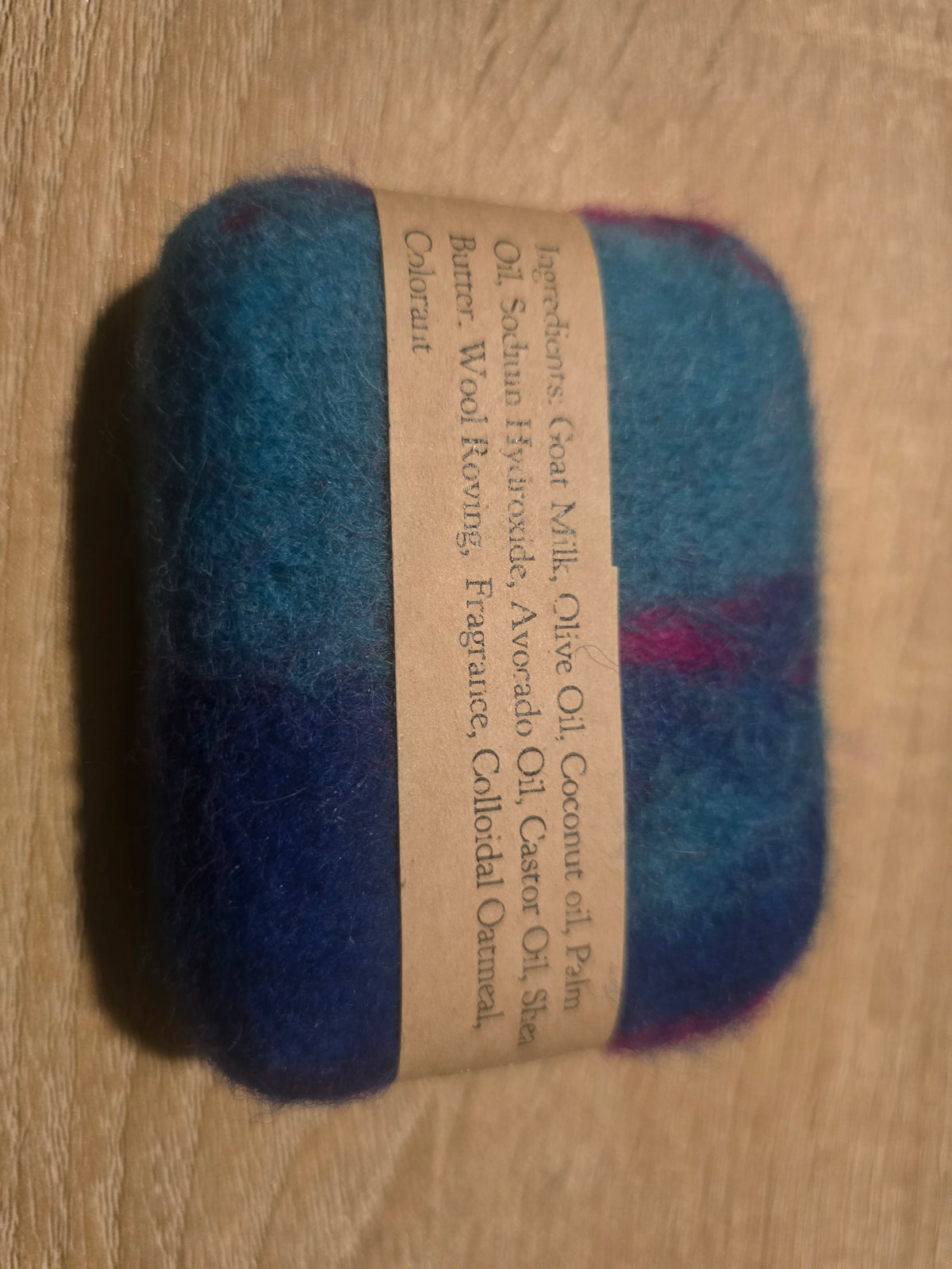 Felted Wool Goat Milk Soap