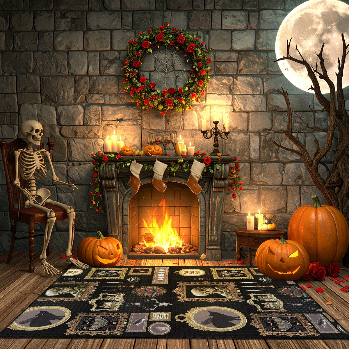 Shade Halloween Rug